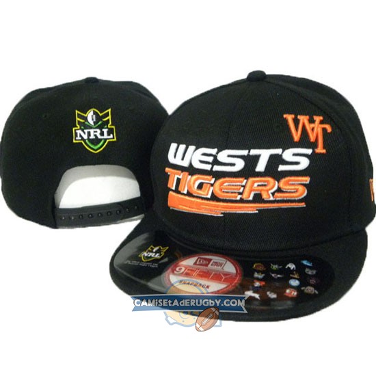 Gorras Wests Tigers NRL Negro Blanco