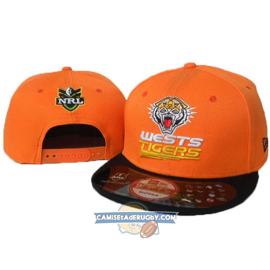 Gorras Wests Tigers NRL Negro Naranja