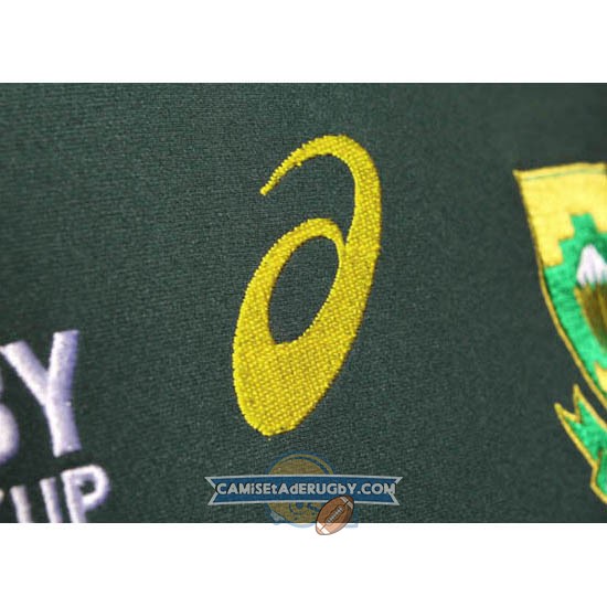 Camiseta de Sudafrica Springboks Rugby World Cup 2015 Local