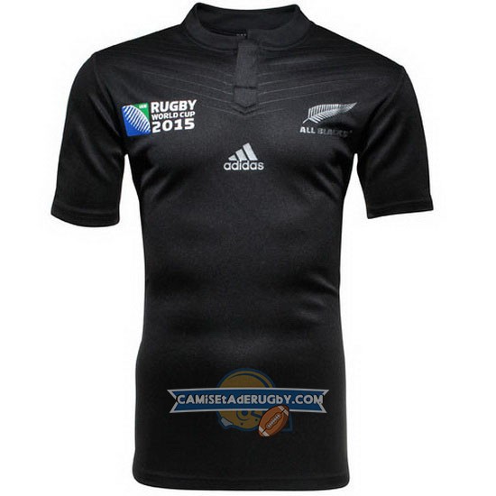 Camiseta de Nouvelle Zelande All Blacks Rugby World Cup 2015 Local