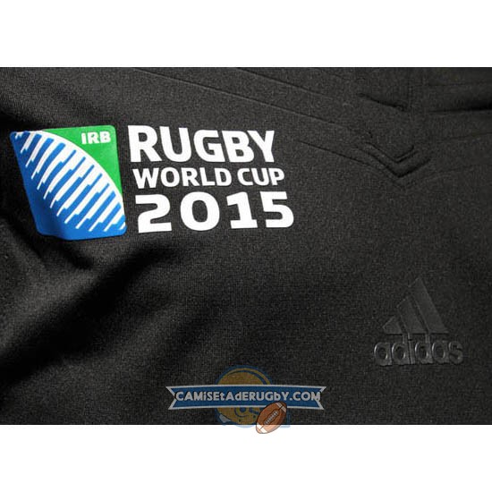 Camiseta de Nouvelle Zelande All Blacks Rugby World Cup 2015 Local