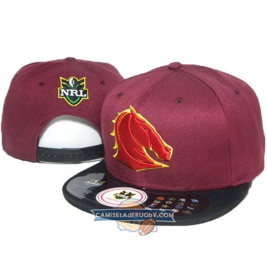 Gorras Brisbane Broncos NRL Rojo y Negro