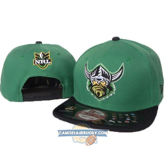 Gorras Canberra Raiders NRL Negro y Verde