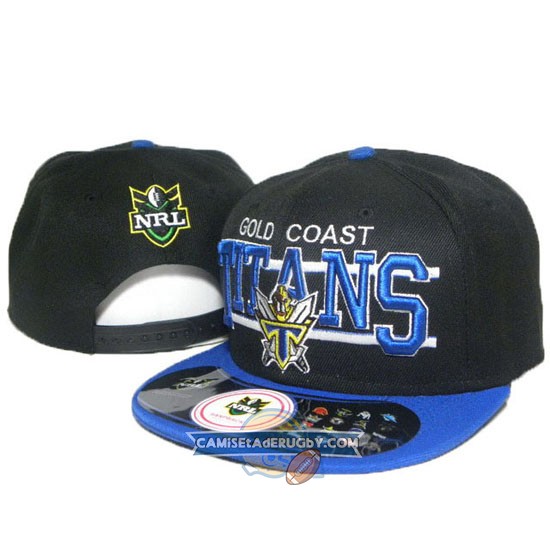 Gorras GoldCoast Titans NRL Azul y Negro