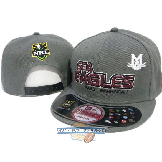 Gorras Manly-Warringah Sea Eagles NRL Gris y Rojo