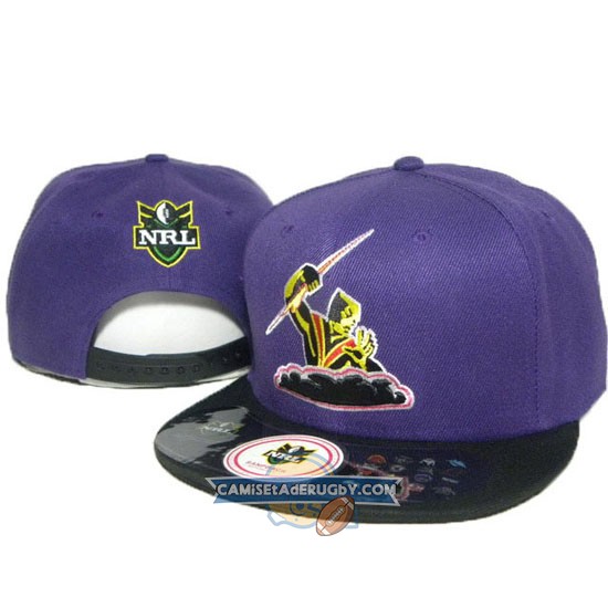 Gorras Melbourne Storm NRL Pourpre y Negro