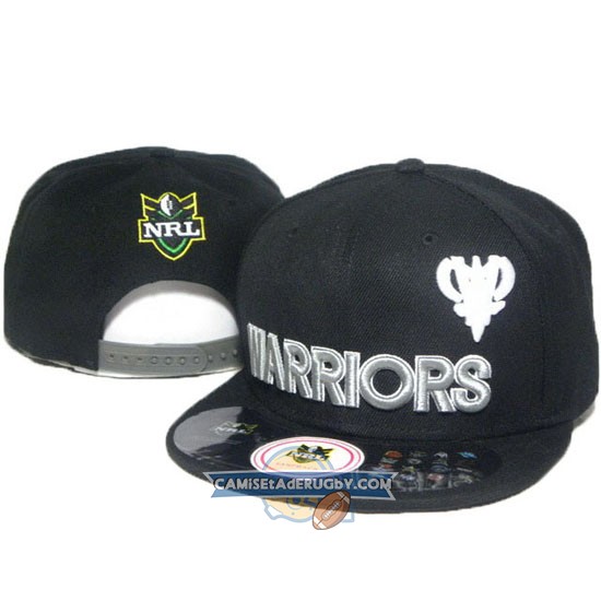 Gorras Nueva ZelandiaWarriors NRL Negro y Blanco