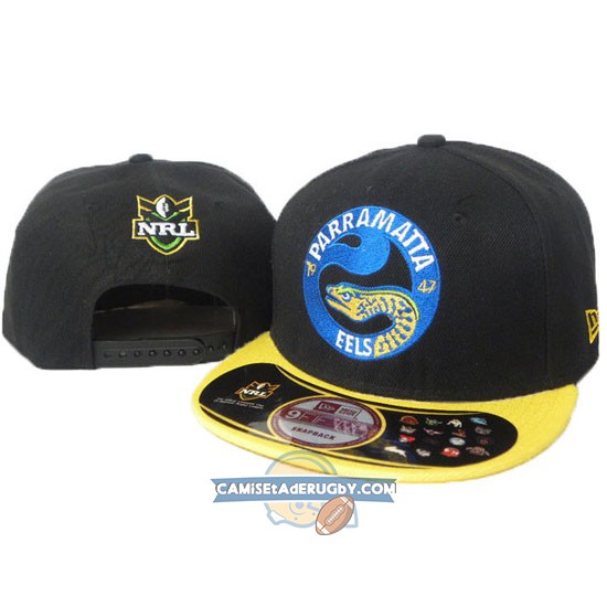 Gorras Parramatta Eels NRL Negro y Amarillo