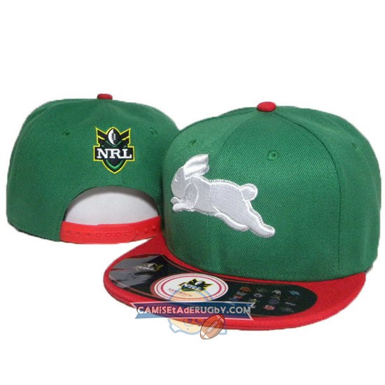 Gorras South Sydney Rabbitohs NRL Verde y Rojo