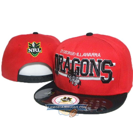 Gorras St. George Illawarra Dragons NRL Rojo Negro