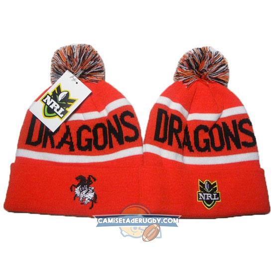 Gorros St.George Illawarra Dragons NRL Rojo