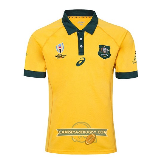 Camiseta Australia Rugby RWC2019 Amarillo