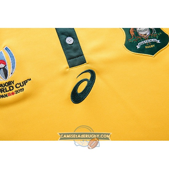 Camiseta Australia Rugby RWC2019 Amarillo