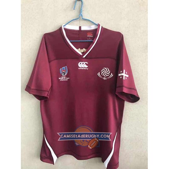 Camiseta Georgia Rugby RWC 2019 Marron