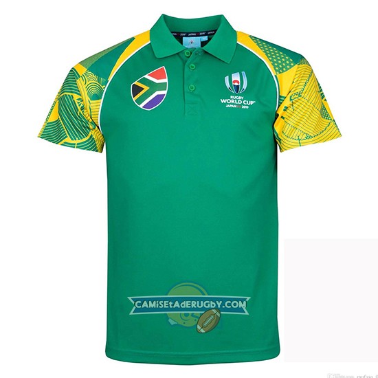 Camiseta Polo Sudafrica Rugby RWC2019